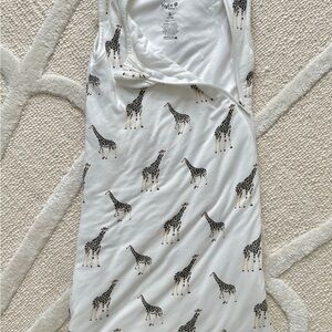 Kyte BABY White Giraffe Print Sleep Sack